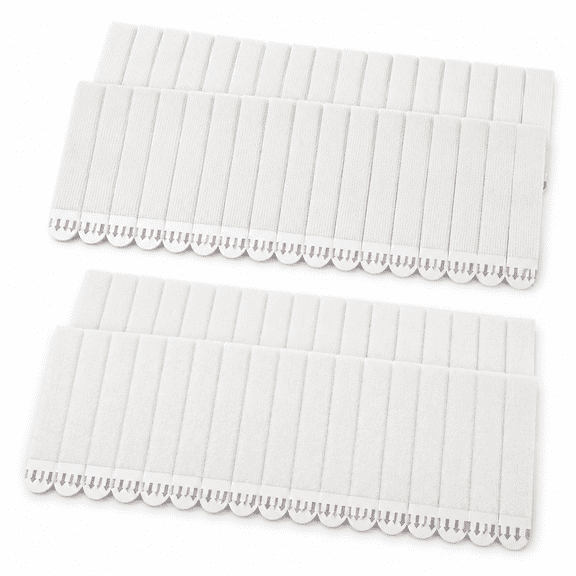 60 Pairs (120 Strips) Heavy Duty Large Picture Hanging Strips, Removable Hook and Loop Tape, Damage-Free Waterproof Adhesive Strips for Frame Hanging and Wall Decor