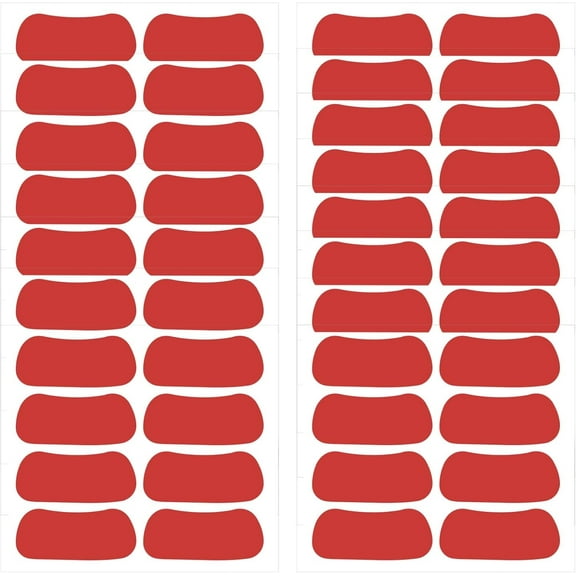 60 Pairs Customizable Eye Black Stickers - Sports & Spirit Parties Face Decals for Football, Baseball, Softball, Team Events