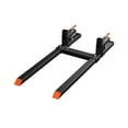 thumbnail image 1 of 60" Pallet Forks, 2000 lbs Capacity Clamp on Pallet Forks for Tractor Skid Steer Loader Bucket, Heavy Duty Quick Attach Forks with Adjustable Stabilizer Bar, 1 of 9