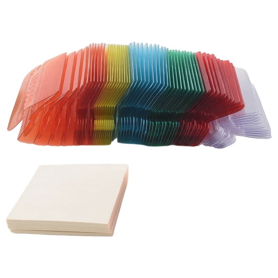 60 Pcs 2 Inch Hanging Folder Tabs and 120 Grids Inserts for Quick Identification of Hanging Files Hanging File Inserts,as shown