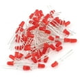 thumbnail image 1 of 60 Pcs 3mm Red  Light Emitting Diodes 20mA 5000MCD DC2.2V, 1 of 1