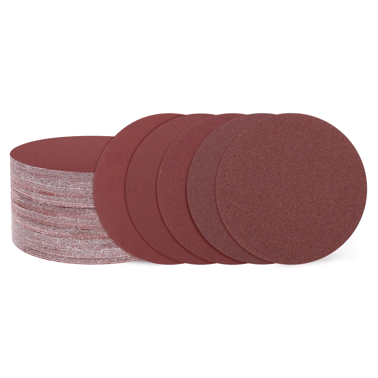 60 Pcs 5 Inch Sanding Disc 60/80/100/120/180/240 Grit Hook and Loop Sandpaper Random Orbital Sander Pads for Woodworking Automotive