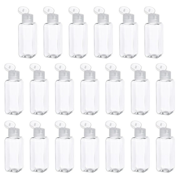 60 Pcs Alcohol Spray Bottle Empty Lotion Bottles Travel Container Filling Plastic