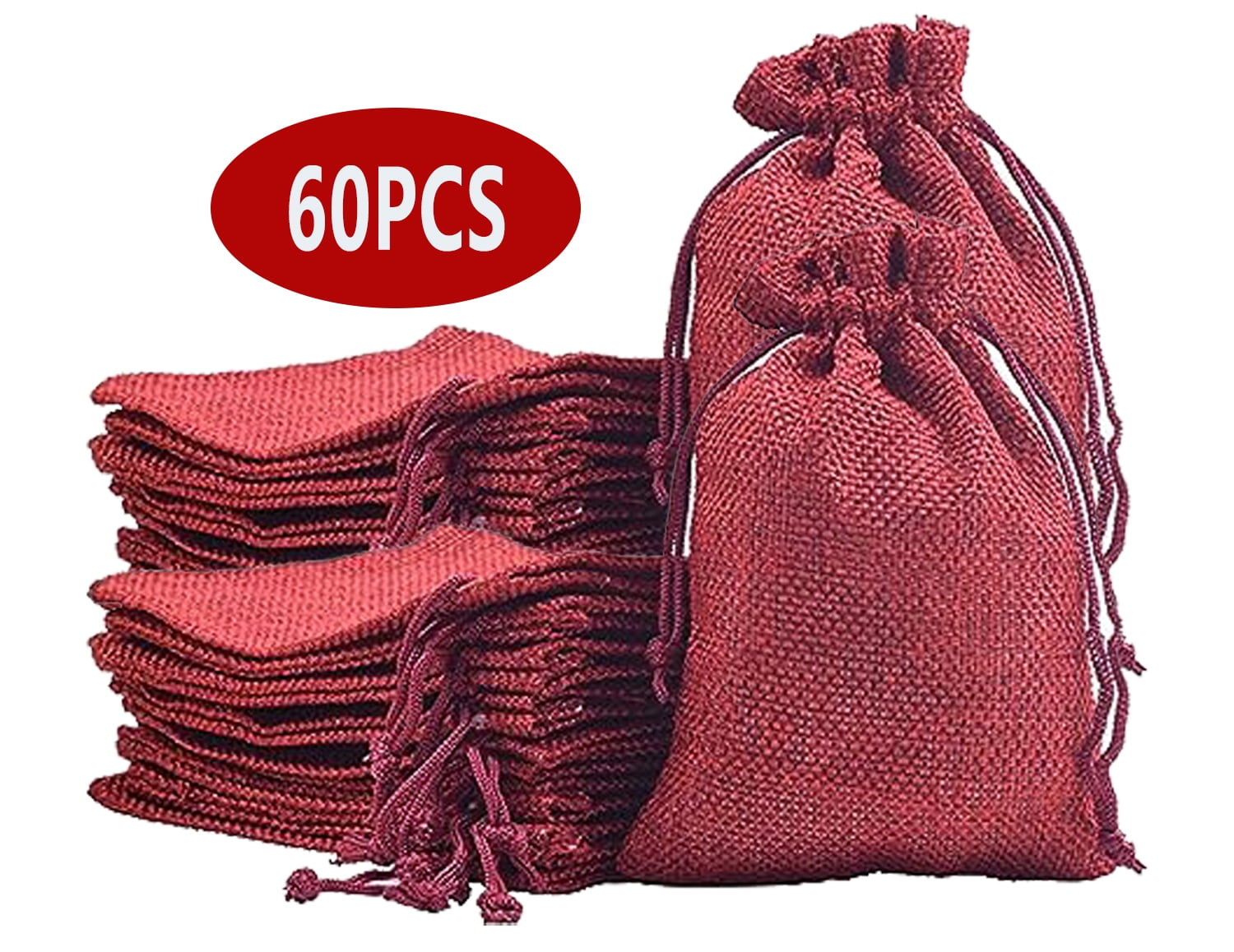 CLTPY 10 Pièces 20x30cm/7,9x11,8in Jute Bag Cadeau Sacs