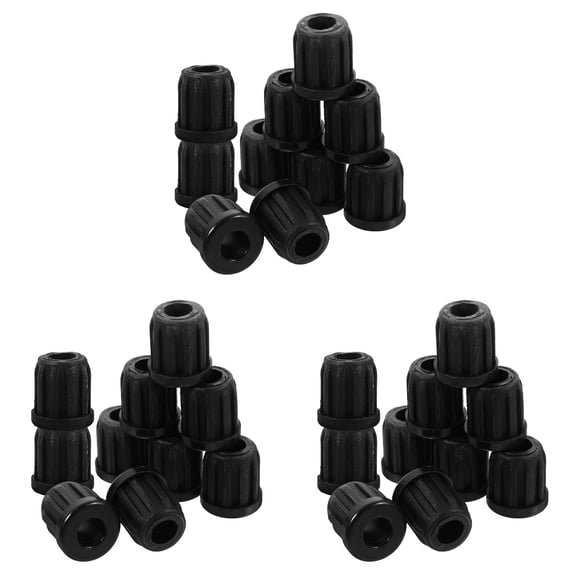 60 Pcs Caster Sockets Small Caster Stem Sleeves Professional Caster Sleeves Replacements