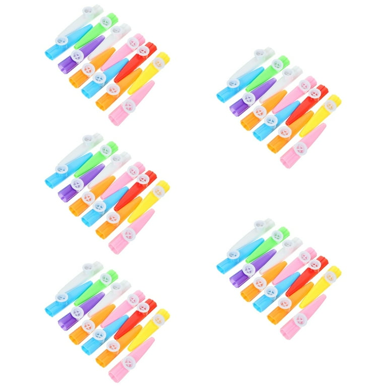 Flûte Coulissante Jouet Abaodam 35 Sifflets Coulissants Oiseau - Jouet Musical Enfants | Apprentissage Rythme, Kazoo Plastique Sifflets Apprentissage