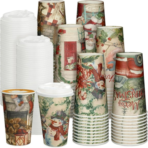 Christmas Hot Paper Cups