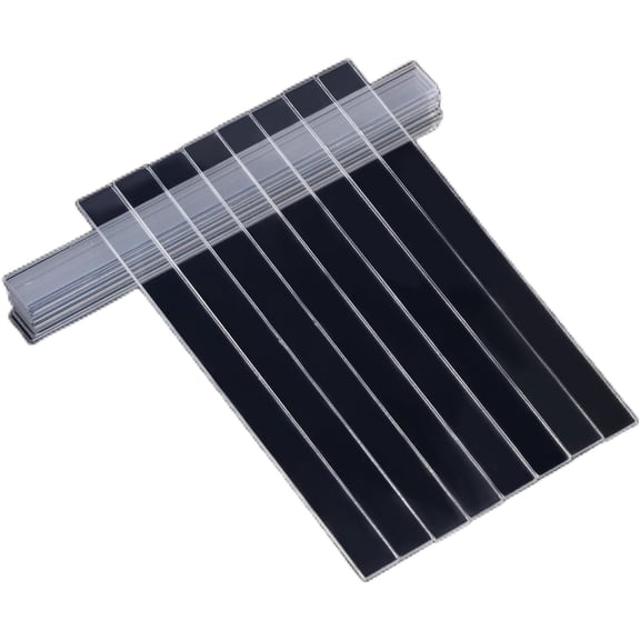 60 Pcs Clear Blank Ground Identifier Tag Double Sided Laminating Plant Identifier Marker Garden Identification Label Ground Identifier Tag Acrylic Plant Marker 1set