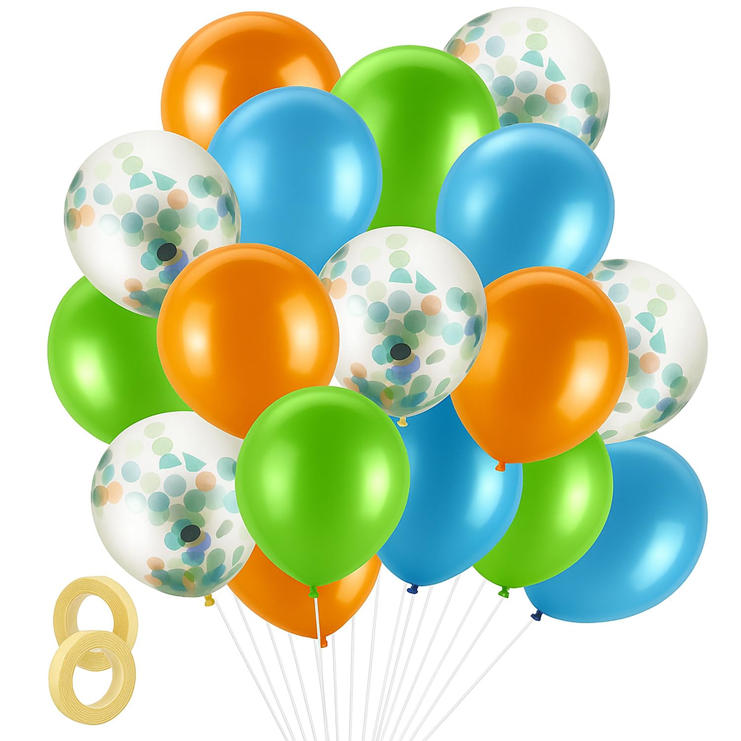 60 Pcs Dinosaur Party Balloons 12 Inch Fruit Green Blue And Orange 60-pcs-dinosaur-party-balloons-12-inch-fruit-green-blue-and-orange