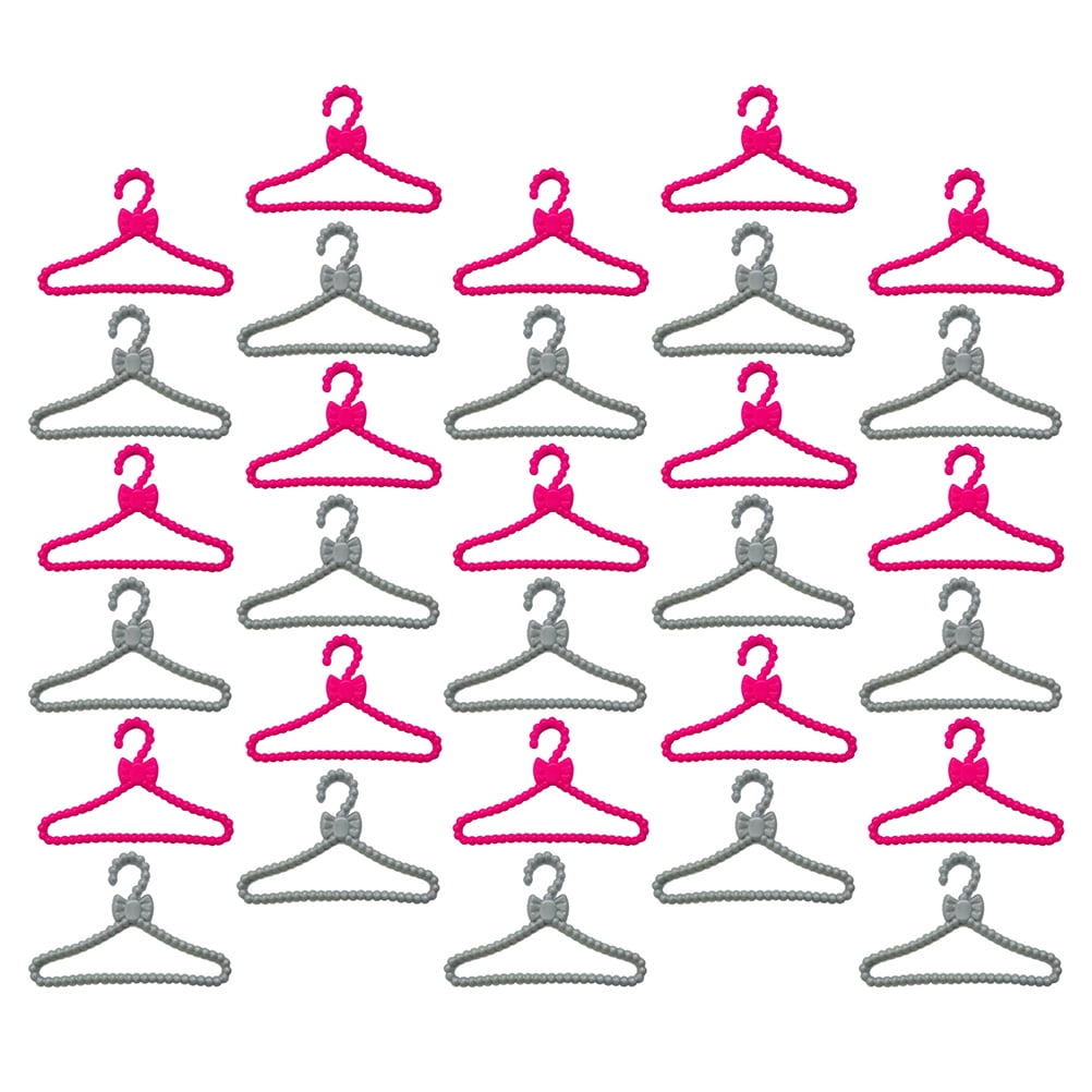 60 Pcs Doll Hanger Doll Dress Hangers Baby 6X4X0.2CM - Walmart.com