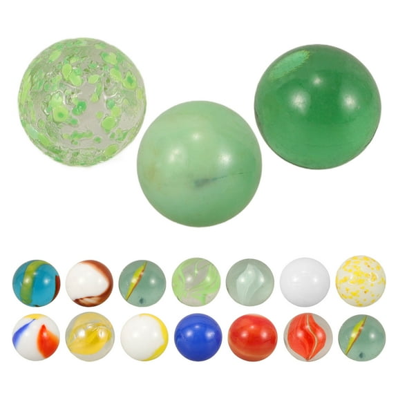 60 Pcs Durable Glass Marbles Multi-color Glass Beads Marbles Smooth Marbles for Fish Tank Decoration Vibrant Colors Glass Marbles