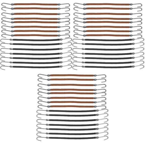 60 Pcs Elastic Hook Hair Tie Styling Ponytail Holder Hooks Hair Cord for Women Girls