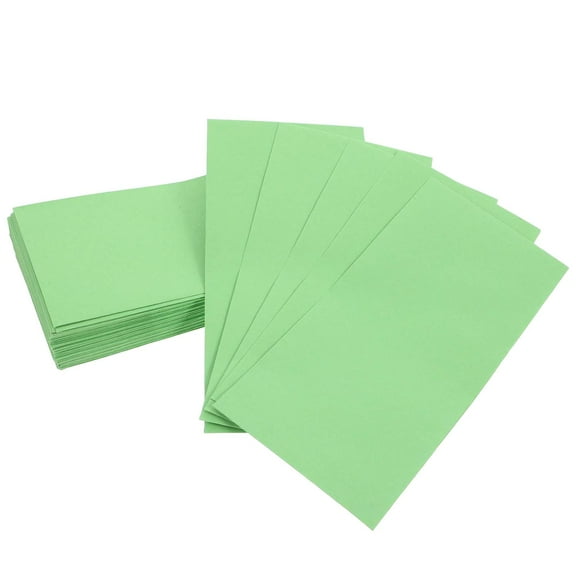 60 Pcs Envelope Paper Kraft Removable Accessories Liners Anti-slip Mat Belt Green