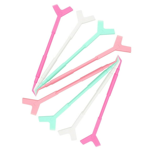 60 Pcs Eyelash Extension Rod Lifter Tool Curler Mascara Colorful