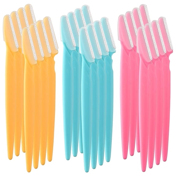 60 Pcs Face Razors - Dermaplaning Tool for Face, Eyebrow Shaver for Women and Men, Portable Size