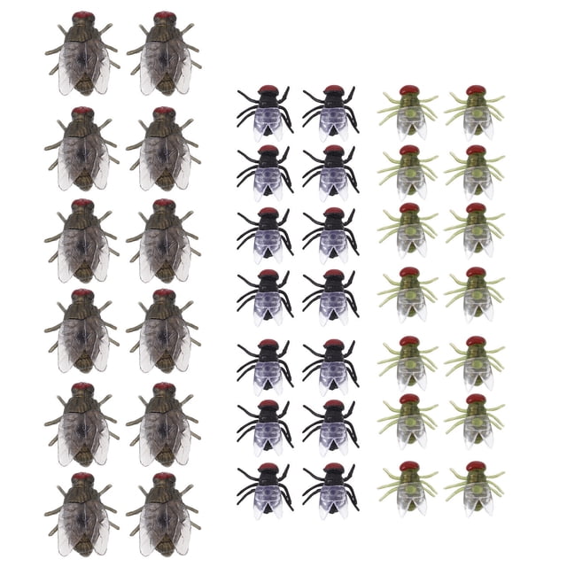 TUPARKA 49 Pcs Realistic Plastic Insect Toy Figures - Assorted Bugs, Educational & Party Favors For Kids
