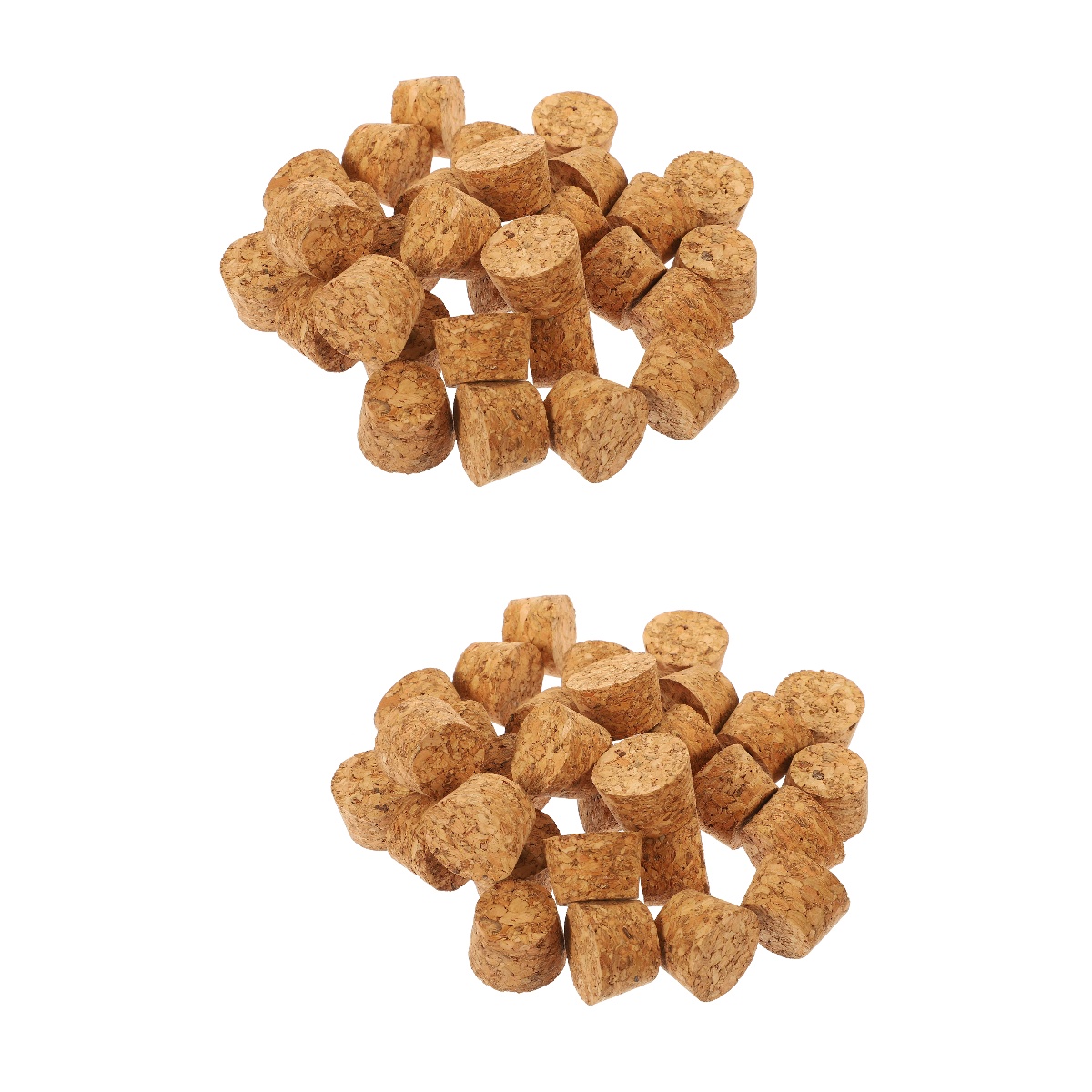 60 Pcs Glass Bottle Cork Whiskey Decanter Beverages Wine Bottle Sealing Cover Cork Plugs Mini Jars Corks for Crafts