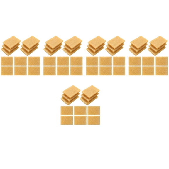 60 Pcs Glue Cement Eraser Rubber Cleaning Eraser for Removing Adhesive and Residues From Paper Plastic and More,60 x Rubber Cleaning Eraser,Brownish Yellow