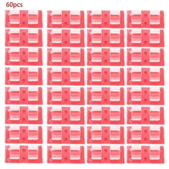 60 Pcs Hooks for Outdoor String Lights Clips, Heavy Duty String Light Hooks Clips Waterproof UV-, Clips
