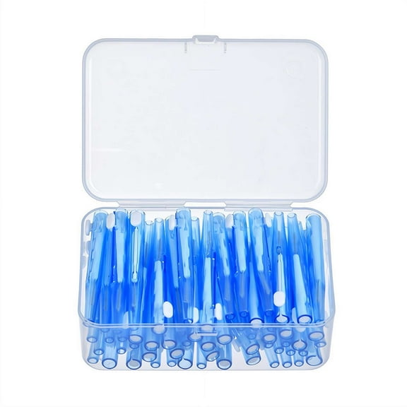 60 Pcs Interdental Brushes Between Teeth for Braces, Flossers Brush Cleaner, Orthodontic Flossers for Braces Cleaning Kit, Dental Teeth Cleaning Tools