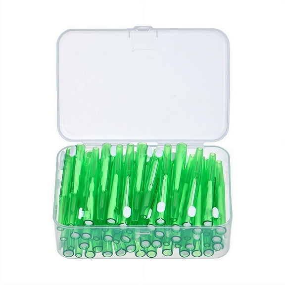 60 Pcs Interdental Brushes Between Teeth for Braces, Flossers Brush Cleaner, Orthodontic Flossers for Braces Cleaning Kit, Dental Teeth Cleaning Tools