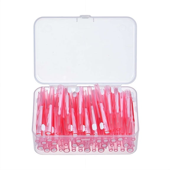 60 Pcs Interdental Brushes Between Teeth for Braces, Flossers Brush Cleaner, Orthodontic Flossers for Braces Cleaning Kit, Dental Teeth Cleaning Tools