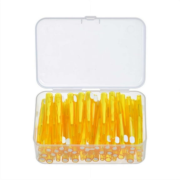 60 Pcs Interdental Brushes Between Teeth for Braces, Flossers Brush Cleaner, Orthodontic Flossers for Braces Cleaning Kit, Dental Teeth Cleaning Tools