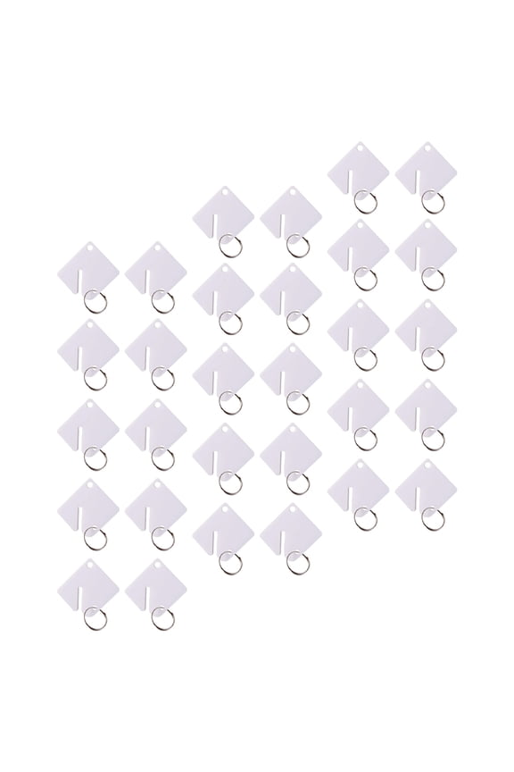 60 Pcs Key Identifiers Keychain Tag Tags Identification