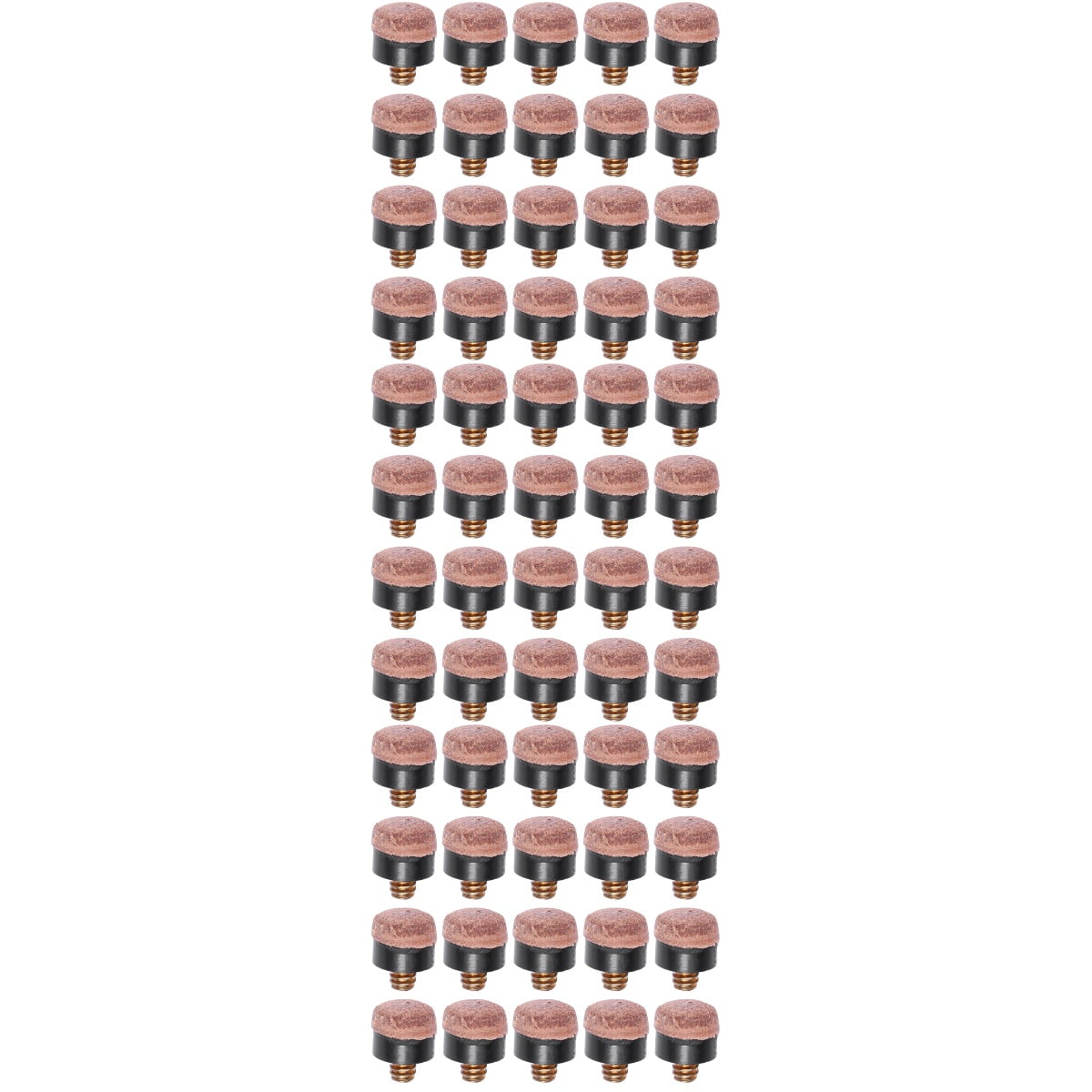 60 Pcs Leather Billiard Cue Tips Pool Cue Replacement Tips Billiard