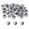 thumbnail image 1 of 60 Pcs M6x1mm Lock Nuts, 304 Stainless Steel Nylon Insert Self-Locking Nut, 1 of 6