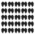 thumbnail image 1 of 60 Pcs Mini Ribbon Bow 3/4" Mini Fabric Satin Ribbon Flower Bows for Craft DIY Sewing Wedding Birthday Party, Black, 1 of 5