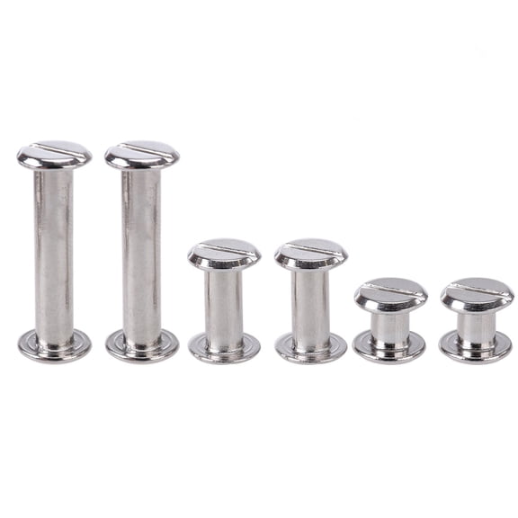 60 Pcs Nails Kit Binding Screws Steel Screws Reusable Screws Combination Screws Bolts Binding Post