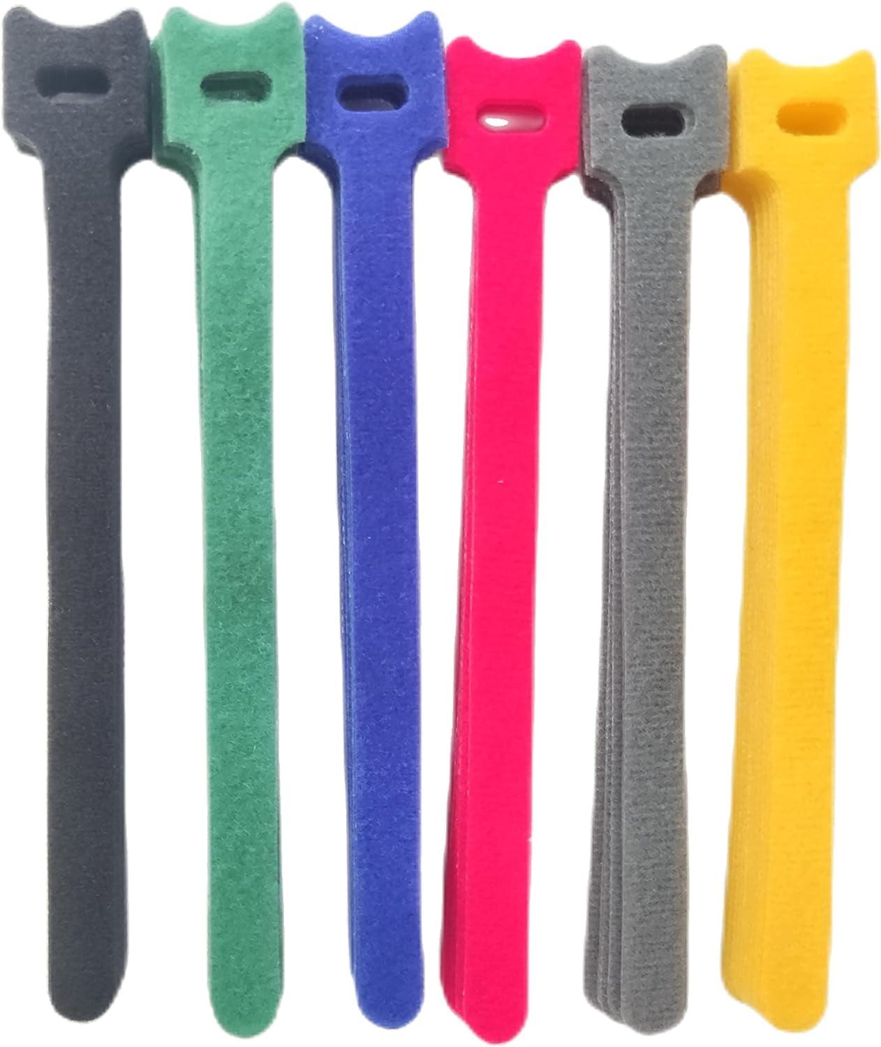 60 Pcs Nylon Buckle Straps, Reusable Straps, Velcro Straps，Fastening