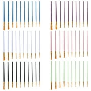 FOMIYES Back to School Painting Brushes Black Plastic 60Pcs For Gift For Painters And Artists