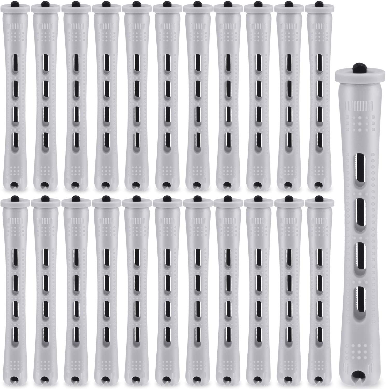 60 Pcs Perm Rods for Long Hair Plastic Curl Rods Cold Wave Irons ...