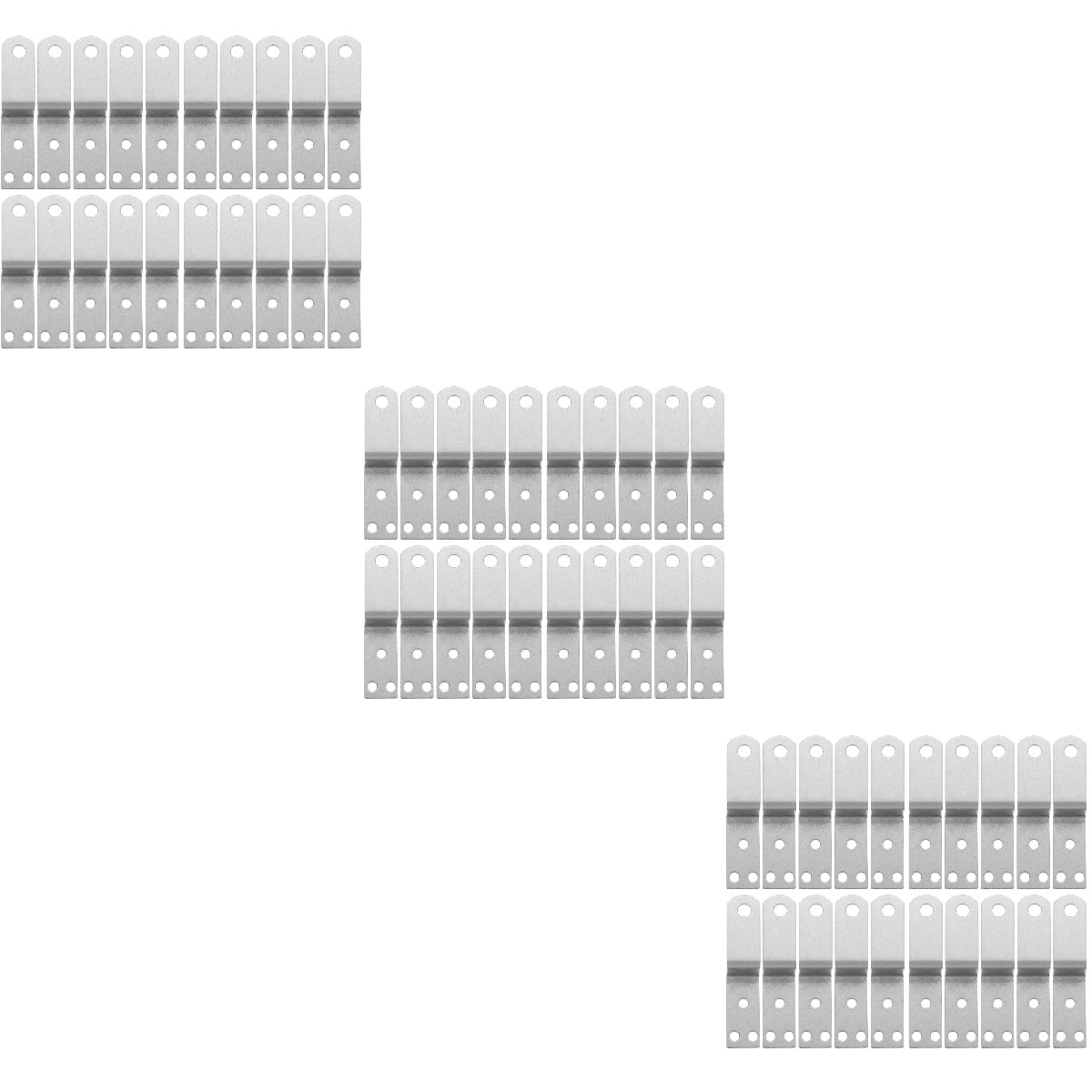 60 Pcs Picture Frames Desktop Fasteners Table Top Fasteners Desktop Stand Shelf Brackets Z Clips