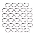 thumbnail image 1 of 60 Pcs Round Mini Stainless Steel Key Rings Open Jump Rings, with Double Loops Split Key Rings Connectors, Small Round Key Ring Parts for Jewelry Necklaces Bracelets Earrings, 1 of 5