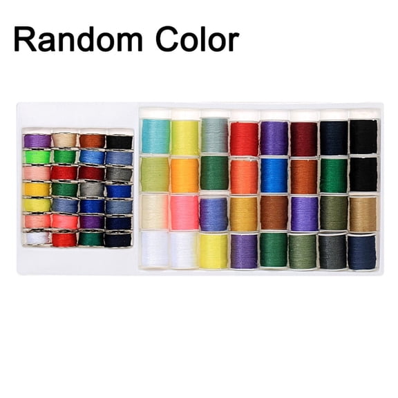 60 Pcs Sewing Machine Thread Set Polyester Spools for Brother Janome Singer Machines Household Mending and Sewing Supplies
