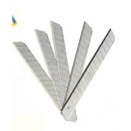 60 Pcs Snap Off 9mm Utility Cutter Blades 60 Degree for OLFA Cutter Japan Steel Blades 60 Degree for OLFA Cutter