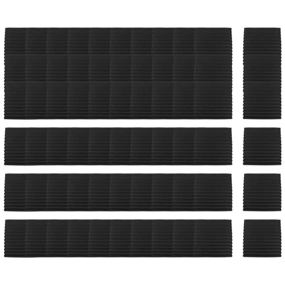 60 Pcs Sound Insulation Board Sound Insulation Studio Foam,For Wall Sound Insulation Board,for Home Studio,2.5X 30X 30Cm,60 x Soundproofing Foam,Black