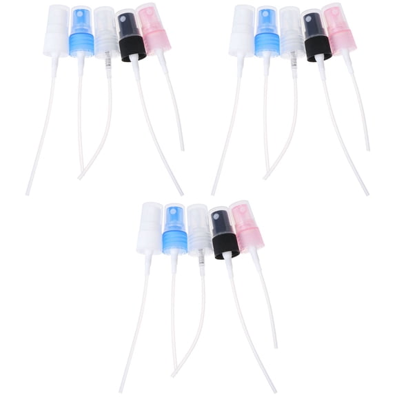 60 Pcs Spray Bottles Mist Sprayer Replacement Trigger Perfume Dispenser Head Sprinkler