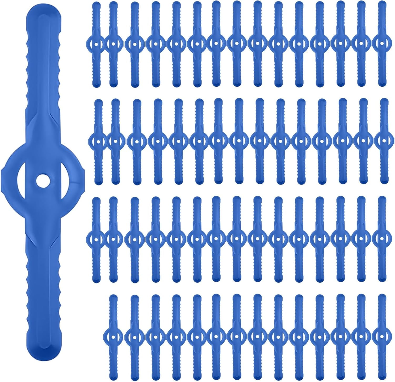 60 Pcs String Trimmer Head Blades Replace, Weed Eater Wacker Blades ...