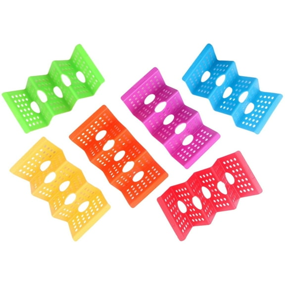 60 Pcs Colorful Taco Serving Platters Taco Serveware Taco Holder Stand