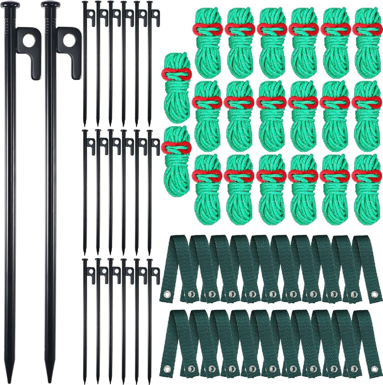 60 Pcs Tree Stake Kit, Heavy Duty Tree Staking and Supports for Leaning ...