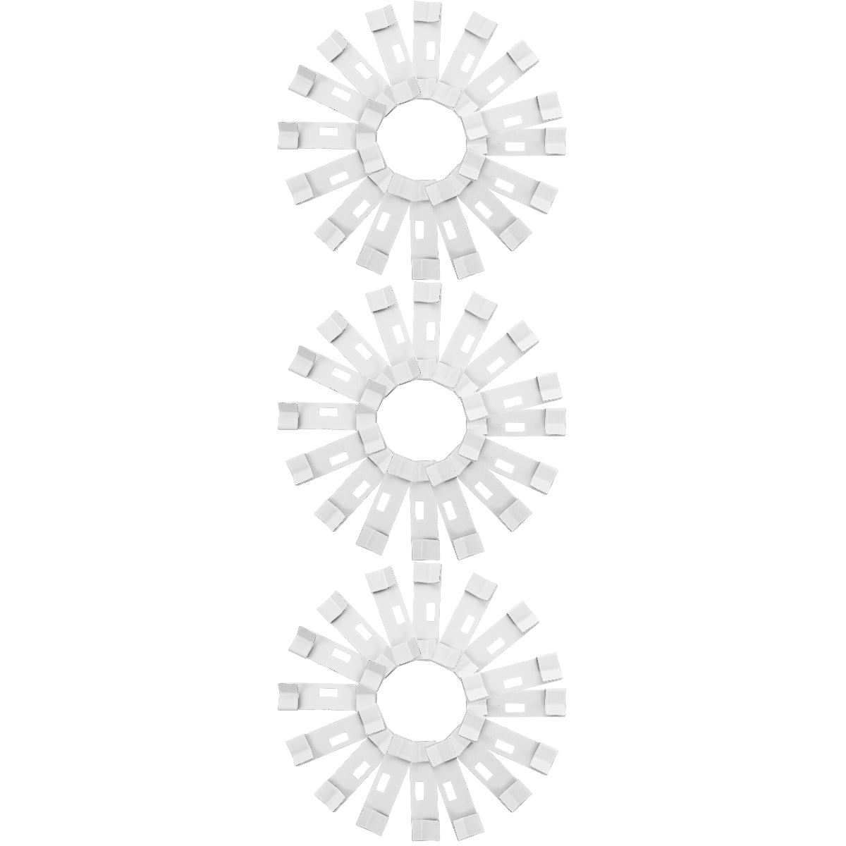 60 Pcs Vertical Blind Repair Kit Blind Repair Clips for Window Blinds