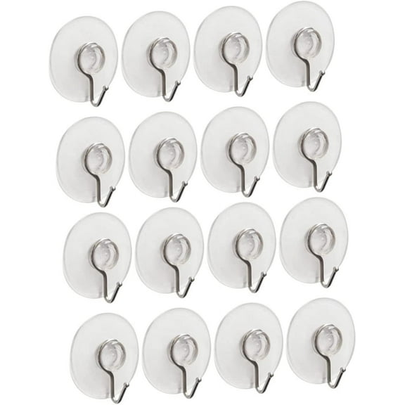 60 Pcs Wall Hanging Hooks Hook up Powerful Sucker Hook Suction Cup Hooks Hook for Kitchen Wall Hook Mushroom Head Wall Hanger