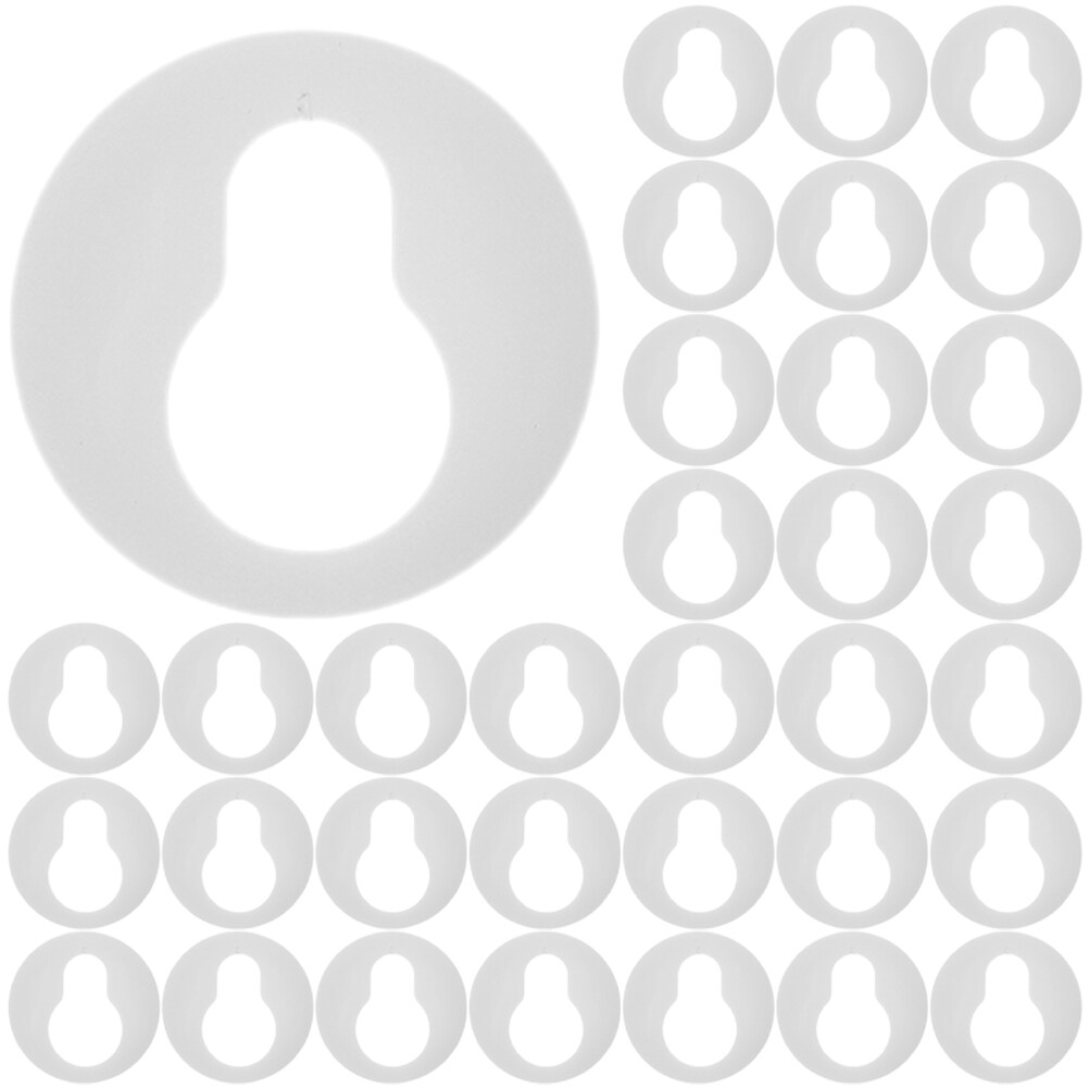 60 Pcs Wall Mounted Mirror Plastic Canvas Kits Photo Frame Accessory