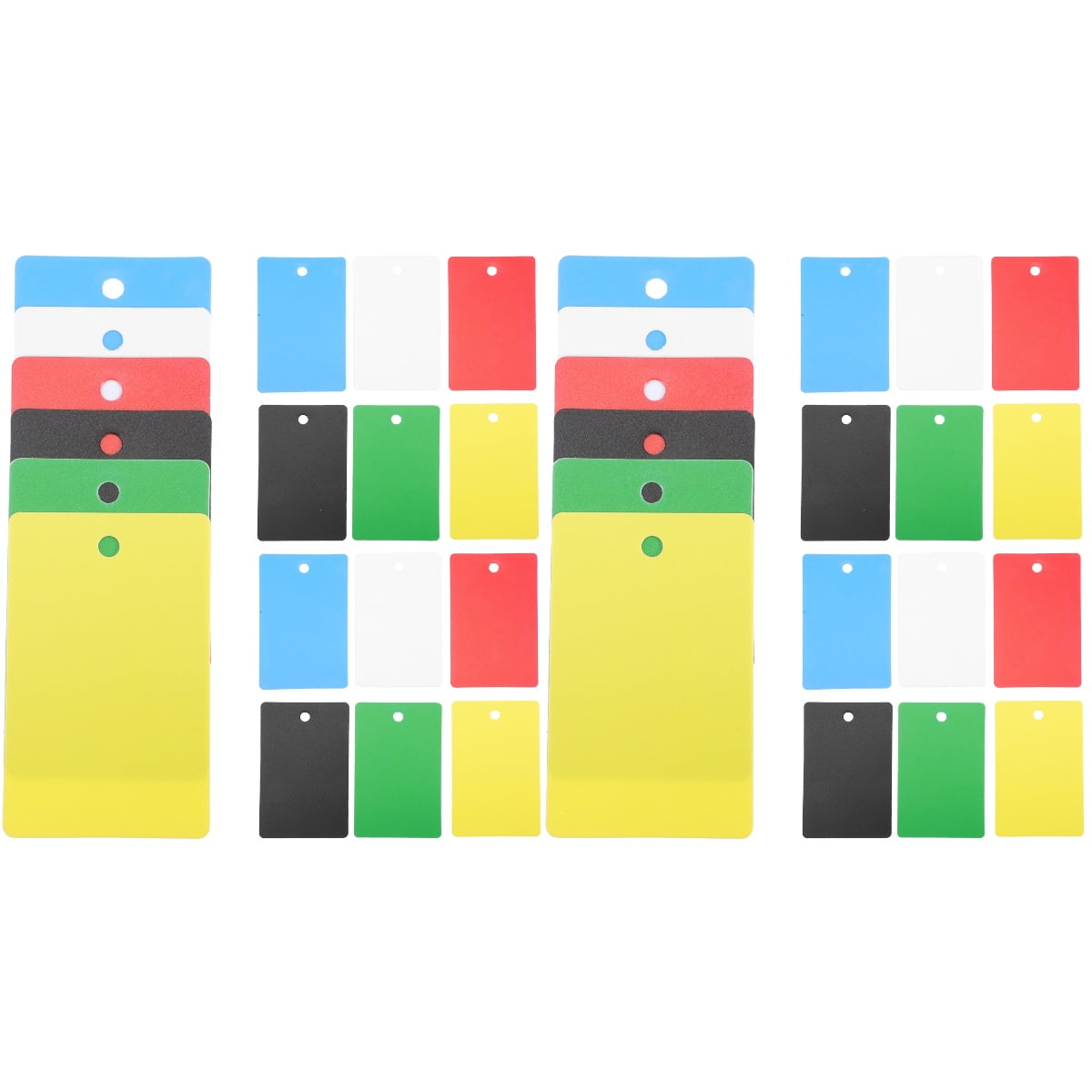 60 Pcs Xray Marker Id Card Holder for Patients Badges Nursing Name