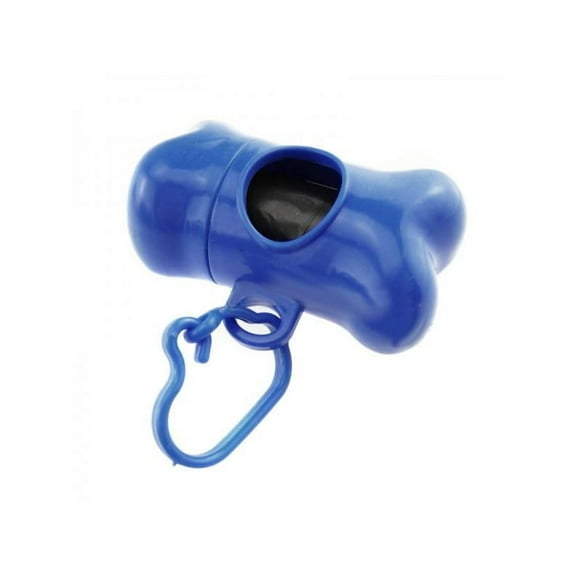 60 Pet Waste Bags, Dog Waste Bags, Bulk Poop Bags with Leash Clip and Bone Bag Dispenser - (60 Bags, Rainbow with Paw Prints)