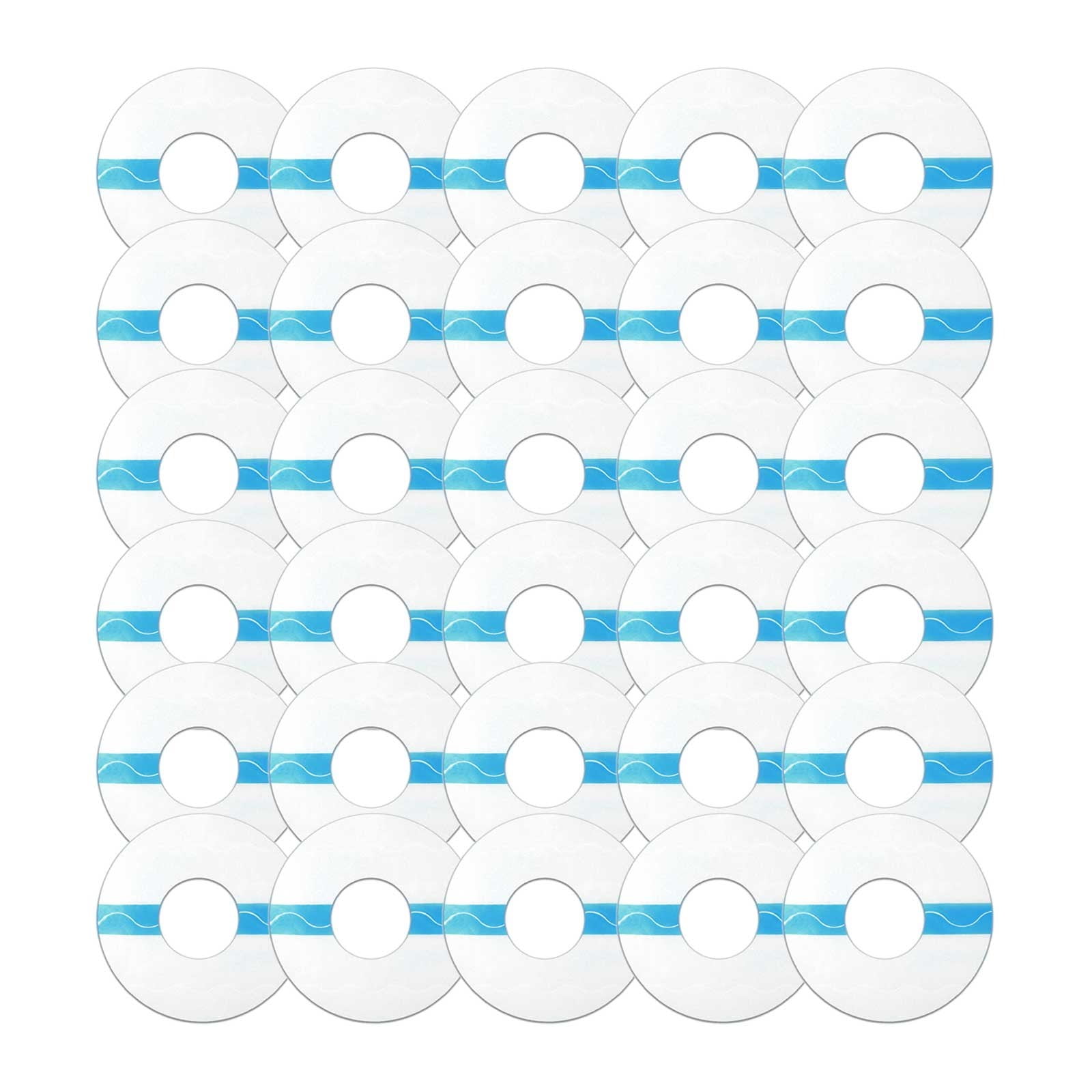 60 - Piece Set of Blue TPU Sensor Covers - Waterproof, Breathable, and ...